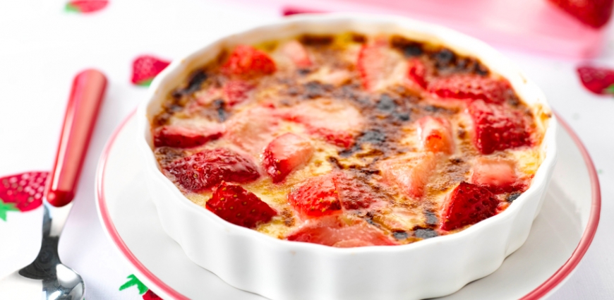 Gratin de fraises express