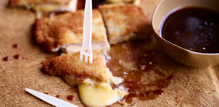 Cordon bleu au fromage Averbode et sauce à la bière