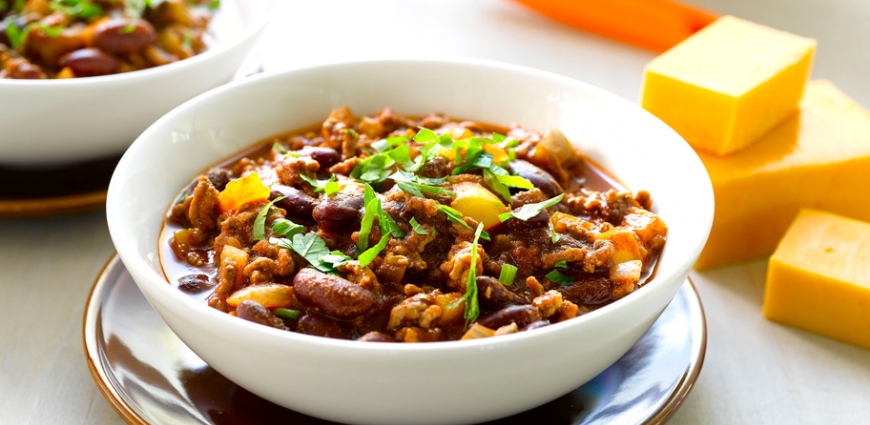 Chili sin carne au quorn