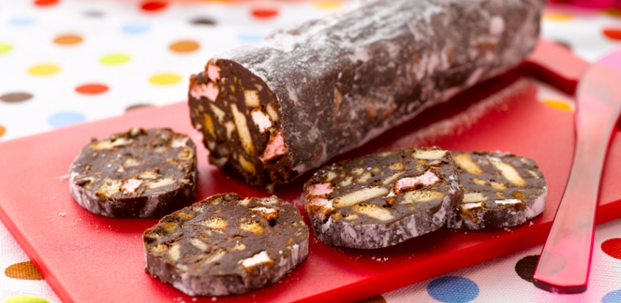 Saucisson en chocolat