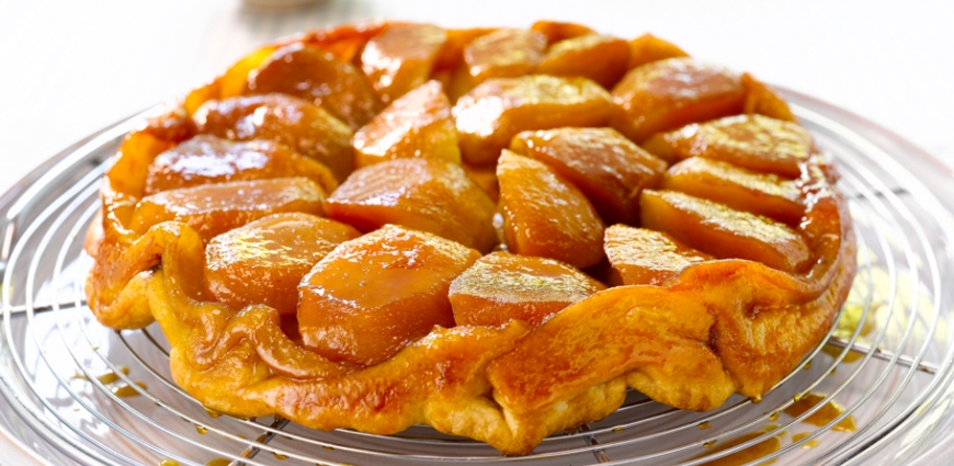 Tatin de pommes au beurre salé et à la cassonade