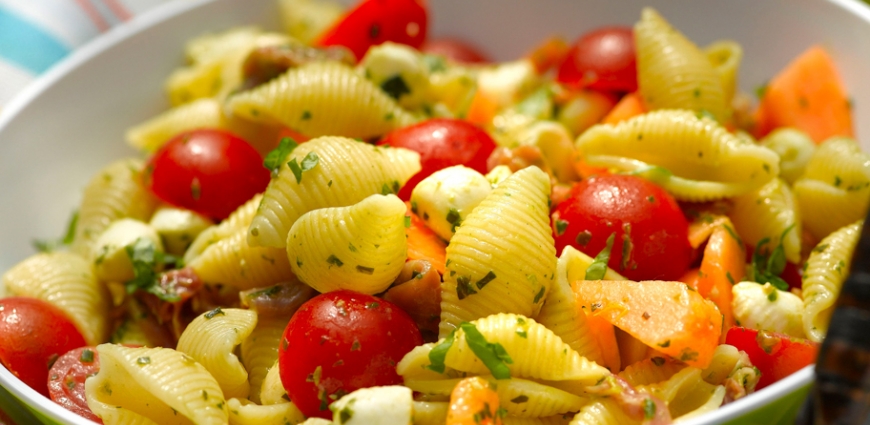 Supersalade de pâtes « mamma mia »