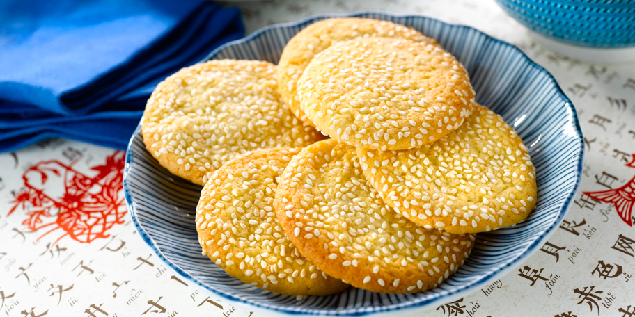 Biscuits au sésame (Chine) : Recette de Biscuits au sésame (Chine)