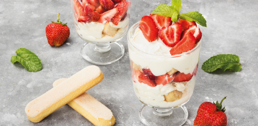 Tiramisu aux fraises