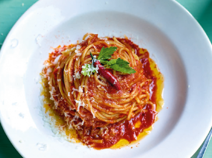 Spaghettis all’arrabbiata