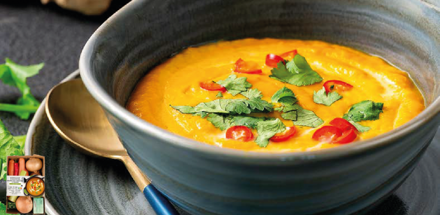 Soupe aux carottes à l’indienne