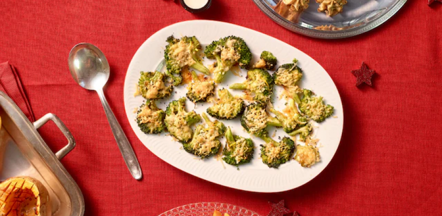 Bouquets de brocoli dorés au parmesan