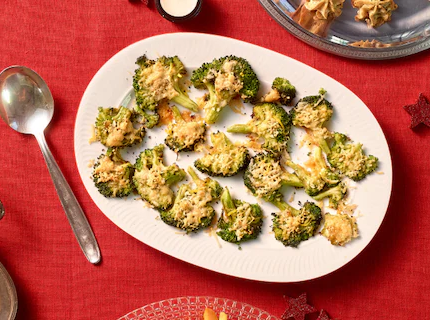 Bouquets de brocoli dorés au parmesan